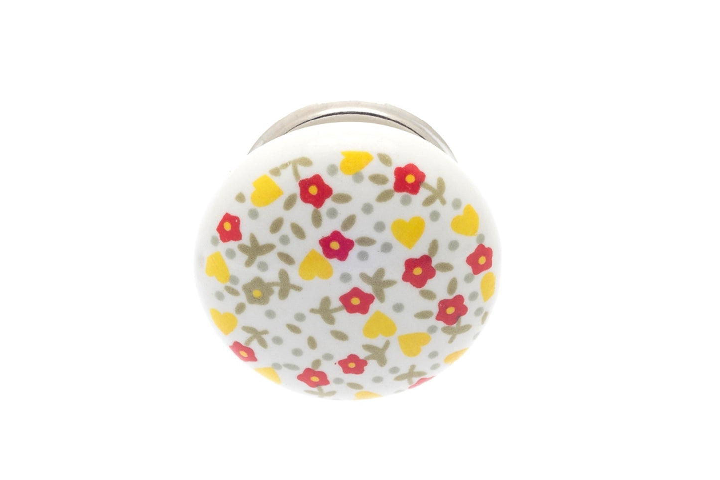 Ceramic Knob 'Cottage Garden' 38mm