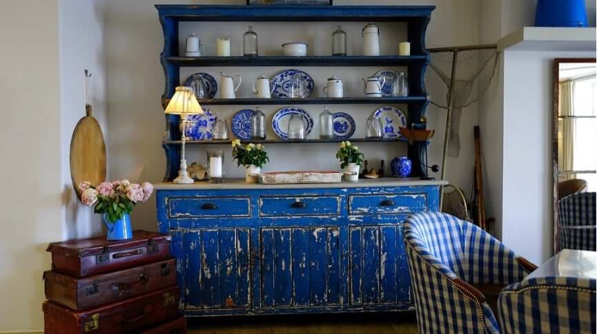 Rustic Blue interior design