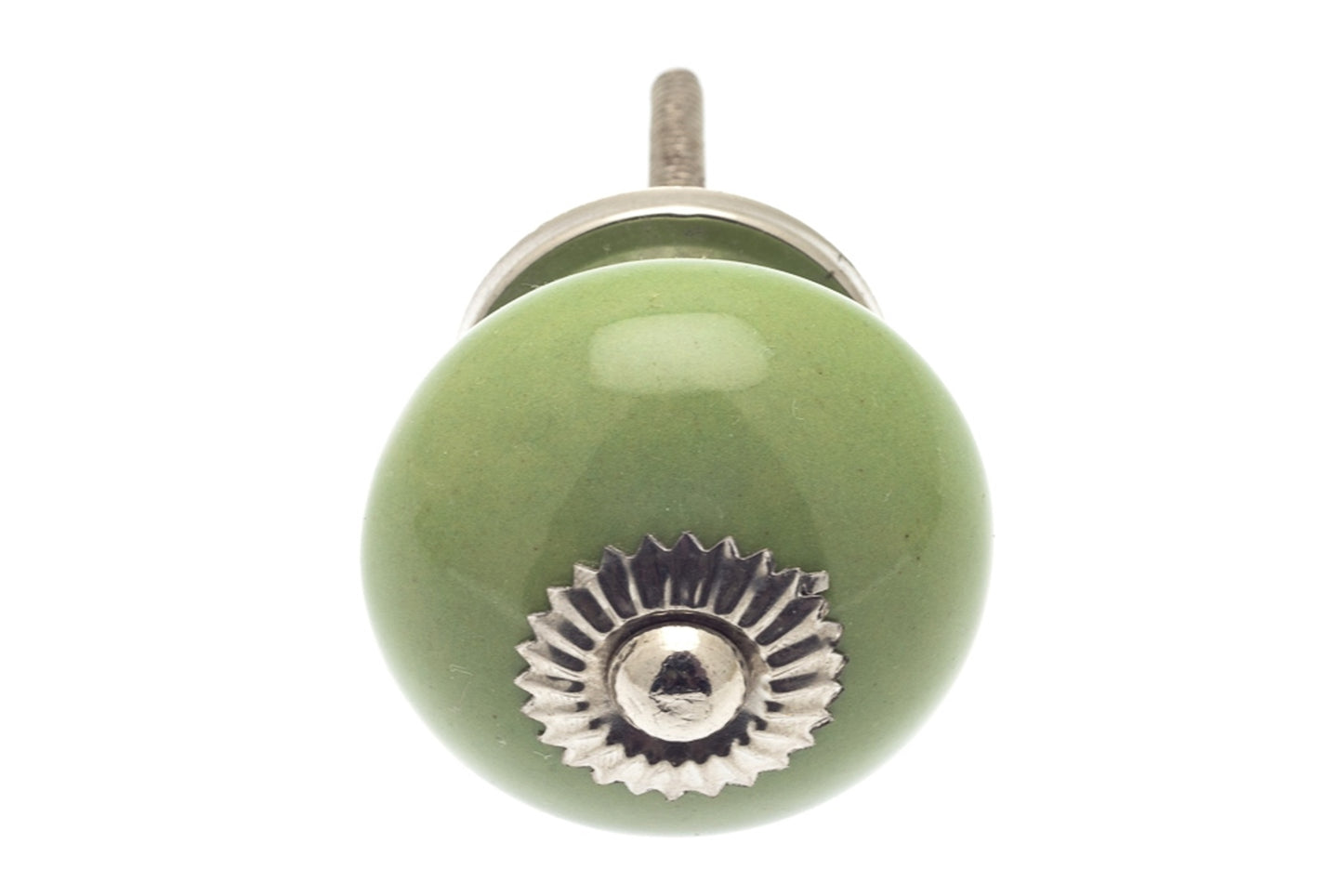 Ceramic Knob Green 40mm