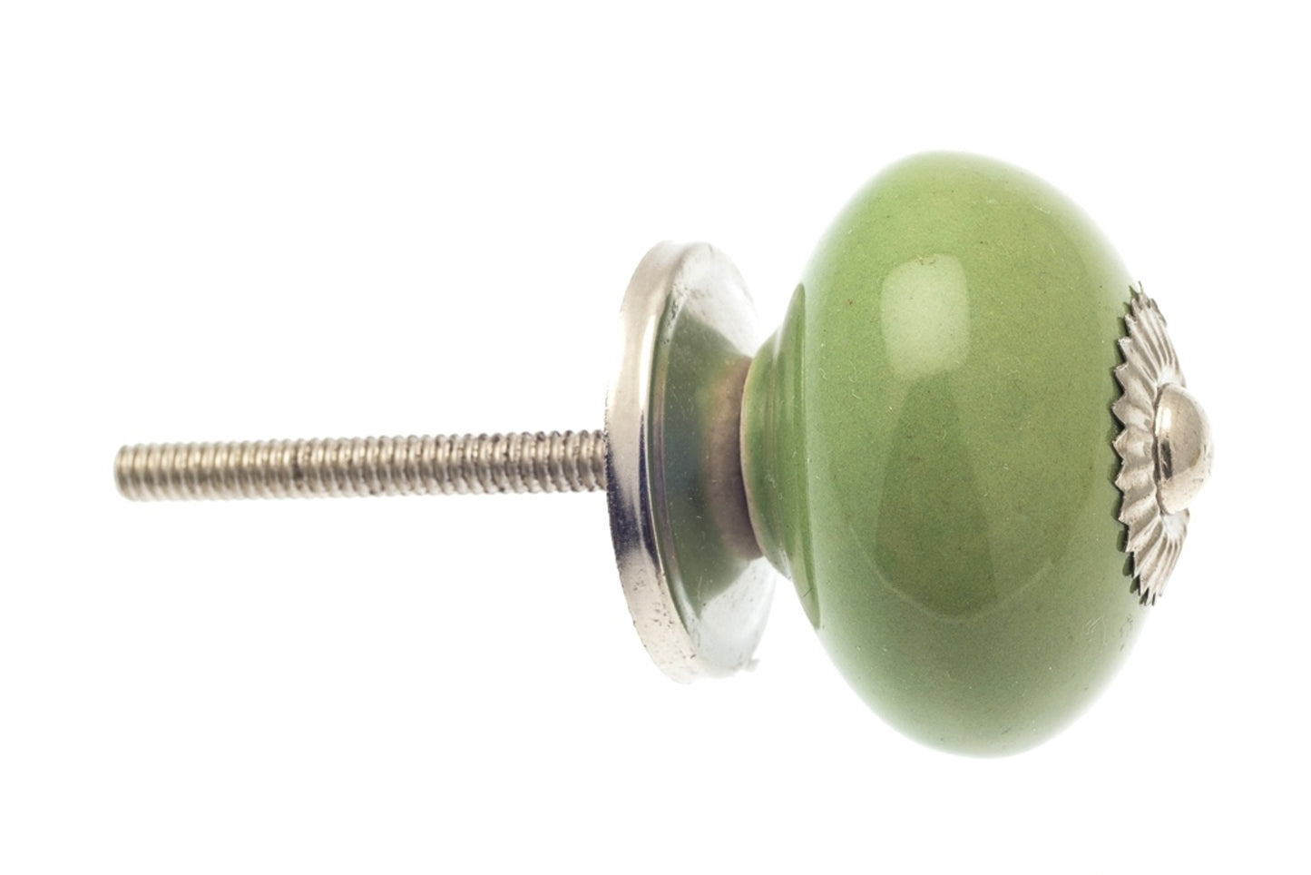 Ceramic Knob Green 40mm