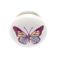 Ceramic Cupboard Door Knobs 'Multi Coloured Butterfly'