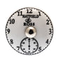 Ceramic Cupboard Knob 'Potterstone' Clockface Antique Silver
