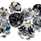 Ceramic Door Knobs - Cobalt Blue Vintage Style (Set of 8)