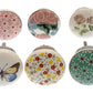 Ceramic Cupboard Knobs Vintage Floral and Clock (Set of 6)