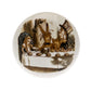 Ceramic Cupboard Knob Alice in Wonderland in Colour ''Mad Hatter's Tea Party'