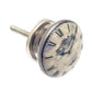 Ceramic Cupboard Knobs - Ceramic Knob 'St. Estephe' Vintage Clock 38mm (MT-375-ASL)